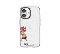 RhinoShield Coque Clear Compatible MagSafe pour [iPhone 16] | Magnétisme supérieur, résistance au jaunissement, découpe Bouton contrôle caméra - Anneau caméra Noir[One Piece/Chopper]