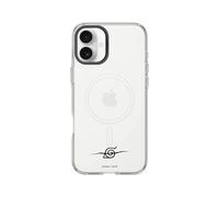 RHINOSHIELD Coque Clear compatible MagSafe pour [iPhone 16 Plus] | Magnétisme supérieur, résistance au jaunissement, découpe bouton contrôle caméra - Anneau caméra Noir[Naruto/Logo - Déserteur Konoha]