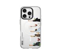 RHINOSHIELD Coque Clear compatible MagSafe pour[iPhone 16 Pro]Magnétisme supérieur,résistance au jaunissement,découpe bouton contrôle caméra-Anneau caméra Noir[One Piece/X Mark of Friendship Colored]