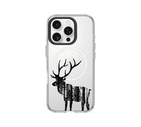 RhinoShield Coque Clear Compatible MagSafe pour [iPhone 16 Pro] | Magnétisme supérieur, résistance au jaunissement, découpe Bouton contrôle caméra - Anneau caméra Noir[The Winter Buck]
