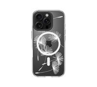 RhinoShield Coque Clear Compatible MagSafe pour [iPhone 16 Pro] | Magnétisme supérieur, résistance au jaunissement, découpe Bouton contrôle caméra - Anneau caméra Noir[Dandelion in The Wind]