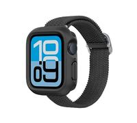 RhinoShield Coque Bumper Compatible avec Apple Watch SE2/SE & Séries 6/5/4 [40mm] CrashGuard NX - Protection Fine, Personnalisable avec Technologie d'absorption des Chocs, Non dérapant - Noir Classic