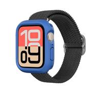 RhinoShield Coque Compatible avec Apple Watch SE 3 / SE 2 / SE/Series 6/5 / 4 [44mm] | Protection Fine, légère et résistant aux Chocs - Bleu Cobalt