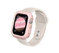 RhinoShield Coque Compatible avec Apple Watch Séries 9/8 / 7 [41mm] | Protection Fine, légère et résistant aux Chocs - Rose Poudré