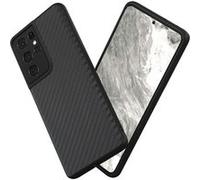 RhinoShield Coque Compatible avec Galaxy S21 Ultra SolidSuit- Housse Fine avec Technologie Absorption des Chocs & Finition Premium- Résiste aux Chutes de Plus de 3,5 mètres- Fibre de Carbone Noir G