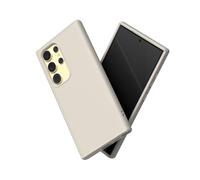 RhinoShield Coque Compatible avec [Galaxy S24 Ultra] | SolidSuit - Coque Fine avec Technologie d'absorption des Chocs et Finition Premium Mate -Beige Coquillage