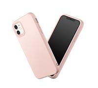 RHINOSHIELD Coque Compatible avec [iPhone 11] | SolidSuit - Coque Fine avec Technologie d'absorption des Chocs et Finition Premium Mate, Contour Objectif Photo Interchangeable - Rose Poudré