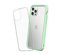 RhinoShield Coque Compatible avec [iPhone 12/12 Pro] | Mod NX - Protection Fine Personnalisable avec Technologie d'absorption des Chocs [sans BPA] - Vert Menthe