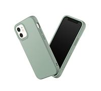 RhinoShield Coque Compatible avec [iPhone 12 Mini] | SolidSuit - Coque Fine avec Technologie d'absorption des Chocs et Finition Premium Mate - Vert Sauge