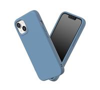RhinoShield Coque Compatible avec [iPhone 13/14] | SolidSuit - Coque Fine avec Technologie d'absorption des Chocs et Finition Premium Matte - Bleu marée