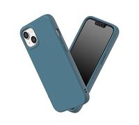RhinoShield Coque Compatible avec [iPhone 13/14] | SolidSuit - Coque Fine avec Technologie d'absorption des Chocs et Finition Premium Matte - Océan Bleu