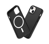 RhinoShield Coque Compatible avec [iPhone 13 Mini] | SolidSuit Compatible avec Magsafe - Coque Fine avec Technologie d'absorption des Chocs et Finition Premium Matte - Noir Classic