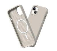 RhinoShield Coque Compatible avec [iPhone 13 Mini] | SolidSuit Compatible avec Magsafe - Coque Fine avec Technologie d'absorption des Chocs et Finition Premium Mate - Beige Coquillage