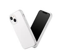 RhinoShield Coque Compatible avec [iPhone 13 Mini] | SolidSuit - Coque Fine avec Technologie d'absorption des Chocs et Finition Premium Mate, Contour Objectif Photo Interchangeable - Blanc Classic