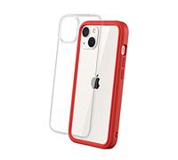 RhinoShield Coque Compatible avec [iPhone 13] | Mod NX - Protection Fine Personnalisable avec Technologie Absorption des Chocs [sans BPA] - Rouge
