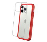 RhinoShield Coque Compatible avec [iPhone 13 Pro Max] | Mod NX - Protection Fine Personnalisable avec Technologie Absorption des Chocs [sans BPA] - Rouge