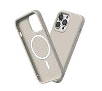 RhinoShield Coque Compatible avec [iPhone 13 Pro] | SolidSuit Compatible avec Magsafe - Coque Fine avec Technologie d'absorption des Chocs et Finition Premium Mate - Beige Coquillage