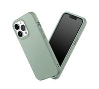 RHINOSHIELD Coque Compatible avec [iPhone 13 Pro] | SolidSuit - Coque Fine avec Technologie d'absorption des Chocs et Finition Premium Mate, Contour objectif photo interchangeable - Vert Sauge