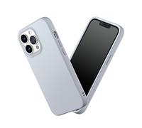 RHINOSHIELD Coque Compatible avec [iPhone 13 Pro] | SolidSuit - Coque Fine avec Technologie d'absorption des Chocs et Finition Premium Mate, Contour objectif photo interchangeable - Gris Argent