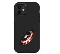 RhinoShield Coque Compatible avec [iPhone 13] | SolidSuit - Coque Fine Licence Officielle Marvel avec Technologie Absorption des Chocs - Captain America's Shield