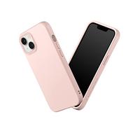 RhinoShield Coque Compatible avec [iPhone 14/13] | SolidSuit - Coque Fine avec Technologie d'absorption des Chocs et Finition Premium Matte - Rose Poudré