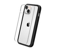 RhinoShield Coque Compatible avec [iPhone 14] | Mod NX - Protection Fine Personnalisable avec Technologie d'absorption des Chocs [sans BPA] - Noir