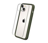 RhinoShield Coque Compatible avec [iPhone 14 Plus] | Mod NX - Protection Fine Personnalisable avec Technologie d'absorption des Chocs [sans BPA] - Vert Kaki