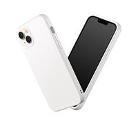 RhinoShield Coque Compatible avec [iPhone 14 Plus] | SolidSuit - Coque Fine avec Technologie d'absorption des Chocs et Finition Premium Matte - Blanc Classic