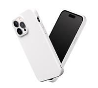 RhinoShield Coque Compatible avec [iPhone 14 Pro Max] | SolidSuit - Coque Fine avec Technologie d'absorption des Chocs et Finition Premium Matte - Blanc Classic