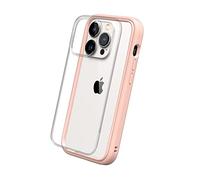 RhinoShield Coque Compatible avec [iPhone 14 Pro] | Mod NX - Protection Fine Personnalisable avec Technologie d'absorption des Chocs [sans BPA] - Rose Poudré