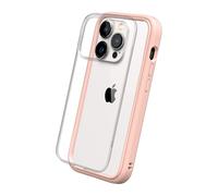 RHINOSHIELD Coque Compatible avec [iPhone 14 Pro] Mod NX - Protection Fine Personnalisable avec Technologie d'absorption des Chocs [sans BPA] - Rose Poudré