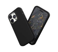RHINOSHIELD Coque Compatible avec [iPhone 14 Pro] SolidSuit - Coque Fine avec Technologie d'absorption des Chocs et Finition Premium Matte - Noir Classic