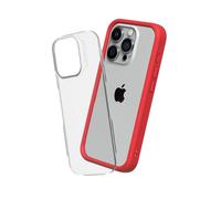 RhinoShield Coque Compatible avec [iPhone 15 Pro Max] | Mod NX - Protection Fine Personnalisable avec Technologie d'absorption des Chocs [sans BPA] - Rouge