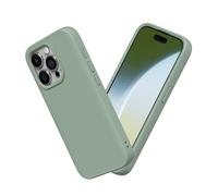 RhinoShield Coque Compatible avec [iPhone 15 Pro Max] | SolidSuit - Coque Fine avec Technologie d'absorption des Chocs et Finition Premium Mate - Vert Sauge
