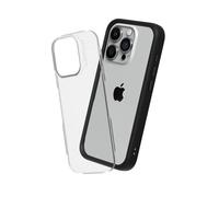 RhinoShield Coque Compatible avec [iPhone 15 Pro] | Mod NX - Protection Fine Personnalisable avec Technologie d'absorption des Chocs [sans BPA] - Noir