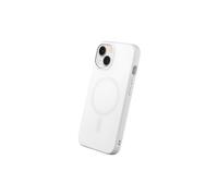 RhinoShield Coque Compatible avec [iPhone 15] SolidSuit Compatible avec Magsafe - Coque Fine avec Technologie d'absorption des Chocs et Finition Premium Mate - Blanc