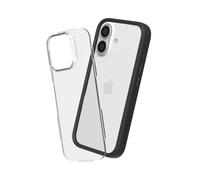 RhinoShield Coque Compatible avec [iPhone 16] | Mod NX - Protection Fine Personnalisable avec Technologie d'absorption des Chocs [sans BPA] - Noir