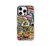 RhinoShield Coque Compatible avec [iPhone 16 Pro] |Coque Clear, Anti-jaunissement, Haute Transparence, Anti-Choc dépassant Les Normes Militaires de Protection - [Marvel/Couverture Marvel Comics]