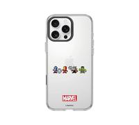 RhinoShield Coque Compatible avec [iPhone 16 Pro Max] |Coque Clear, Anti-jaunissement, Anti-Choc dépassant Les Normes Militaires de Protection - [Marvel/Super-héros Marvel Version 8-Bit]