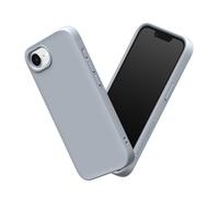 RhinoShield Coque Compatible avec [iPhone 16e] | SolidSuit - Coque Fine avec Technologie d'absorption des Chocs et Finition Premium Mate - Gris Argent