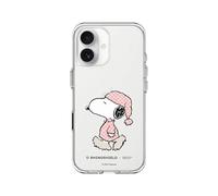 RhinoShield Coque Compatible avec [iPhone 17] |Coque Clear, Anti-jaunissement, Haute Transparence, Anti-Choc dépassant Les Normes Militaires de Protection - [Snoopy/L'heure de la Sieste]