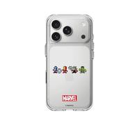 RhinoShield Coque Compatible avec [iPhone 17 Pro] |Coque Clear, Anti-jaunissement, Anti-Choc dépassant Les Normes Militaires de Protection - [Marvel/Super-héros Marvel Version 8-Bit]