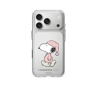 RhinoShield Coque Compatible avec [iPhone 17 Pro] |Coque Clear, Anti-jaunissement, Haute Transparence, Anti-Choc dépassant Les Normes Militaires de Protection - [Snoopy/L'heure de la Sieste]