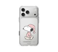 RhinoShield Coque Compatible avec [iPhone 17 Pro Max] |Coque Clear, Anti-jaunissement, Haute Transparence, Anti-Choc dépassant Les Normes Militaires de Protection - [Snoopy/L'heure de la Sieste]