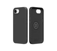 RhinoShield Coque Compatible avec [iPhone 16e] | SolidSuit - Coque Fine avec Technologie d'absorption des Chocs et Finition Premium Mate - Noir