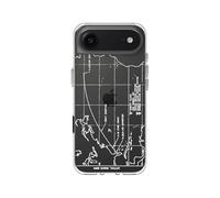 RhinoShield Coque Compatible avec [iPhone Air] |Coque Clear, Anti-jaunissement, Haute Transparence, Anti-Choc dépassant Les Normes Militaires de Protection - [Launch Vehicle Ground Track (White)]