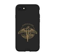 RhinoShield Coque Compatible avec [iPhone SE3 / SE2 / 8/7] | SolidSuit - Coque Fine Licence Officielle Harry Potter avec Technologie Absorption des Chocs - Noir - Order of The Phoenix