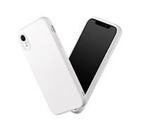 RHINOSHIELD Coque Compatible avec [iPhone XR] | SolidSuit - Coque Fine avec Technologie d'absorption des Chocs et Finition Premium Mate, Contour Objectif Photo Interchangeable - Blanc Classic