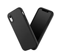 RHINOSHIELD Coque Compatible avec [iPhone XR] | SolidSuit - Coque Fine avec Technologie d'absorption des Chocs et Finition Premium Mate, Contour Objectif Photo Interchangeable - Noir Classic
