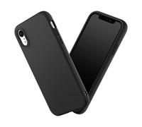 RhinoShield Coque Compatible avec [iPhone XR] SolidSuit - Coque Fine avec Technologie d'absorption des Chocs et Finition Premium Mate, Contour Objectif Photo Interchangeable - Noir Classic
